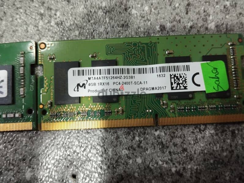 Ram DDR4 4G. B form laptop 1