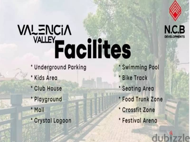 With only 10% down payment, own Studio With Garden in Valencia Valley Compound in the heart of Fifth Settlement , Special cash discount 5