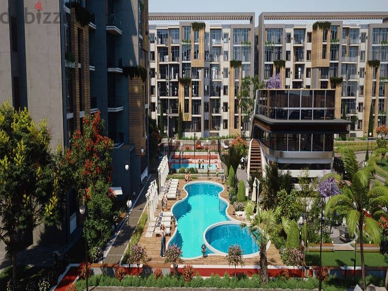 With only 10% down payment, own Studio With Garden in Valencia Valley Compound in the heart of Fifth Settlement , Special cash discount 6