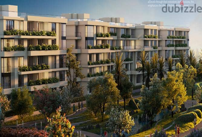 3BR apartment 155m by 10%DP 8y installments in Bluetree New Cairo شقة 155م مقدم 10% باقساط 8 سنينفي بلو تري التجمع الخامس 5