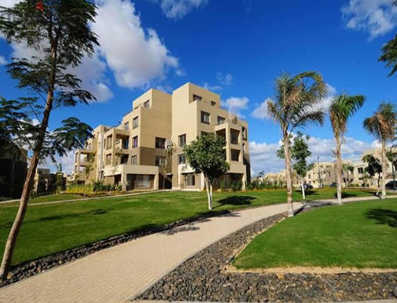 For sale apartment 90m with garden in Palm Parks directly on waslet dahshur 9