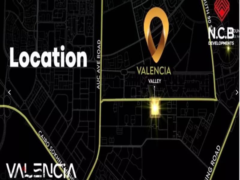 With only 10% down payment, own Studio in Valencia Valley Compound in the heart of Fifth Settlement , Special cash discount 3