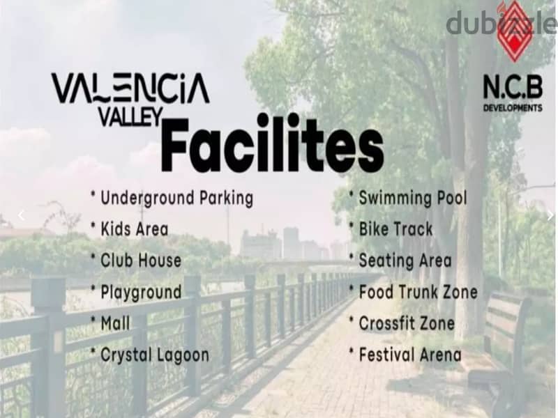 With only 10% down payment, own Studio in Valencia Valley Compound in the heart of Fifth Settlement , Special cash discount 5