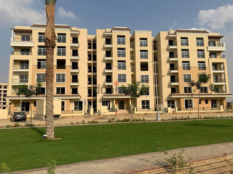 133 sqm apartment for sale, 39% discount, in front of the JW Marriott Hotel, Fifth Settlement, New Cairo, Taj City Compound 6