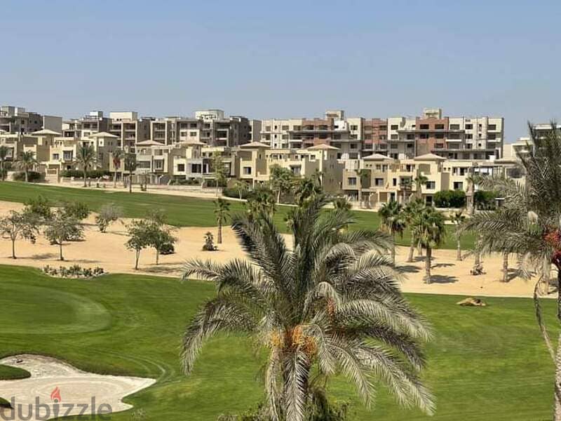 Palm hills - golf views  Twin house  2nd row golf   Land 375 m - with payment facilities 3