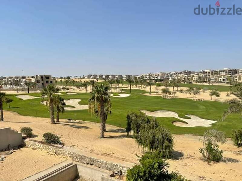 Palm hills - golf views  Twin house  2nd row golf   Land 375 m - with payment facilities 4