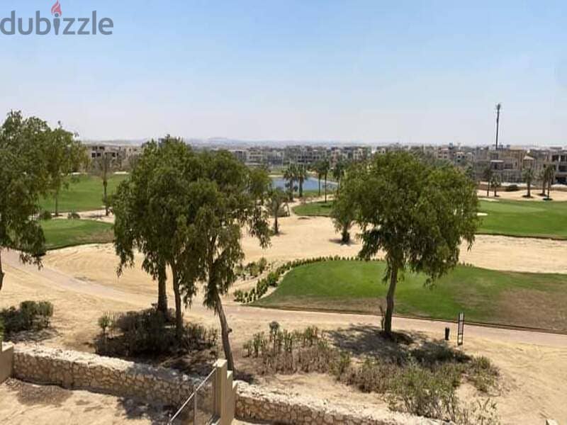 Palm hills - golf views  Twin house  2nd row golf   Land 375 m - with payment facilities 16