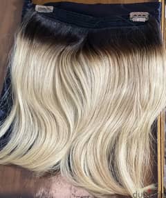 Natural hair extension (blonde) 0