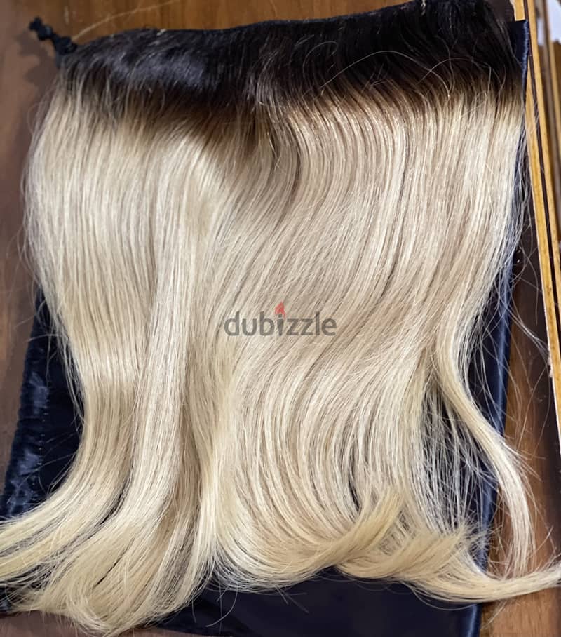 Natural hair extension (blonde) 1
