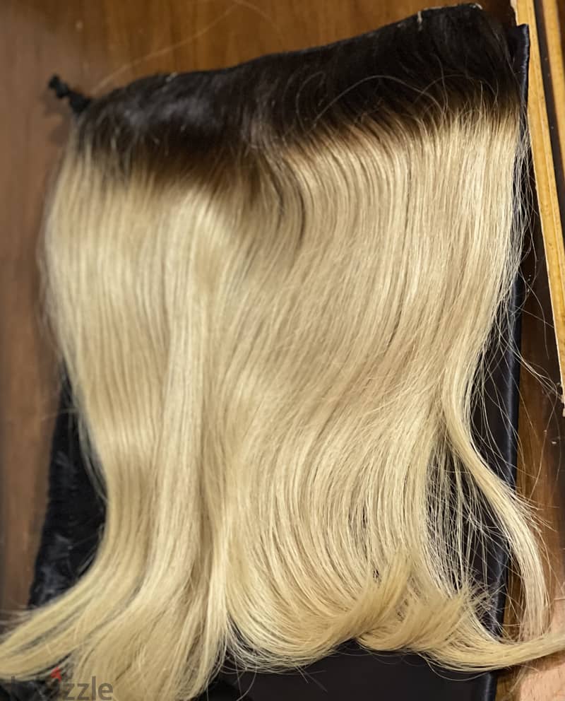 Natural hair extension (blonde) 2