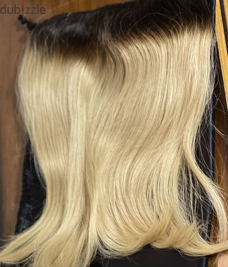 Natural hair extension (blonde) 3
