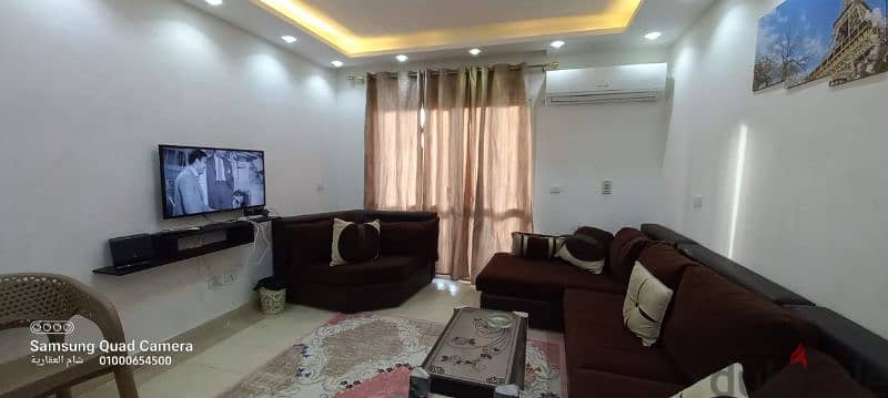 شقة للبيع بالفرش بمدينة الشيخ زايد عمارات المستقبل دور ثاني 11