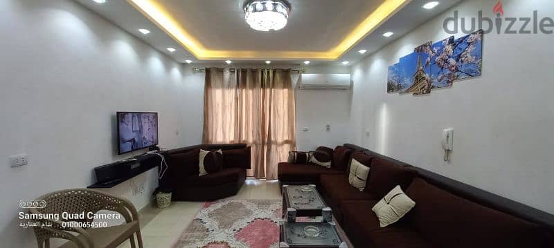 شقة للبيع بالفرش بمدينة الشيخ زايد عمارات المستقبل دور ثاني 12