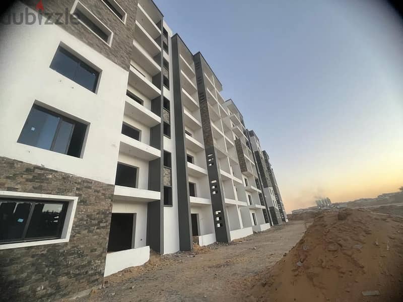An apartment ready for inspection for sale with a down payment of only 386 thousand pounds. You will live inside an already built compound, in install 3