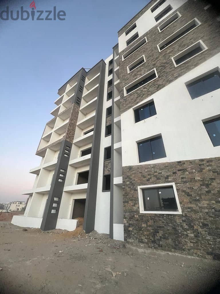 An apartment ready for inspection for sale with a down payment of only 386 thousand pounds. You will live inside an already built compound, in install 7