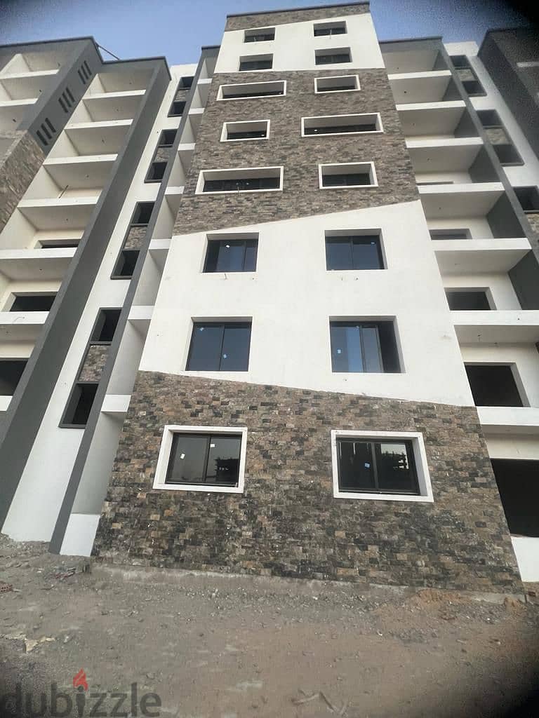An apartment ready for inspection for sale with a down payment of only 386 thousand pounds. You will live inside an already built compound, in install 11