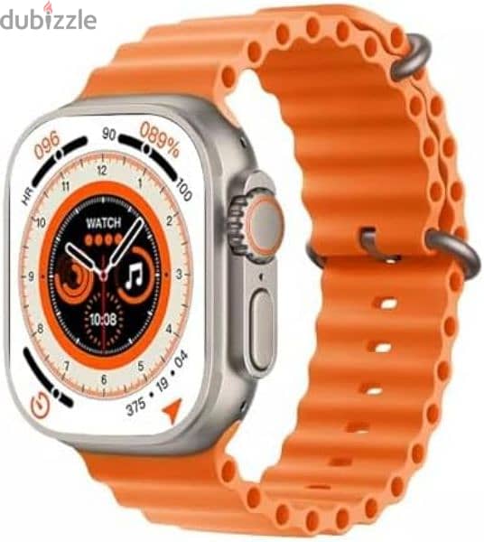ساعة سمارت T800 ultra متوفر بكل الوانها اسود ، برتقالي ، ابيض ، اخضر 3