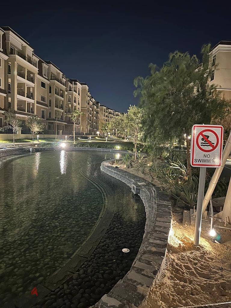 My first neighbor cities Lake 42% discount in a ground apartment in Garden 220m and a wide garden on Suez Road directly in Saray Compound 7