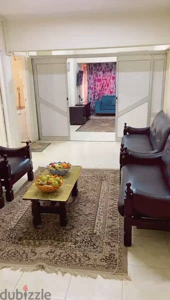 شقة مفروشة غرفتين وصالة على شارع فيصل الرئيسي مكيفة بالكامل فرش جديد 2