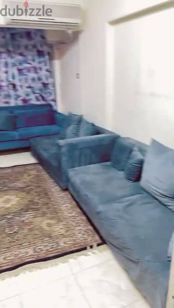 شقة مفروشة غرفتين وصالة على شارع فيصل الرئيسي مكيفة بالكامل فرش جديد 8