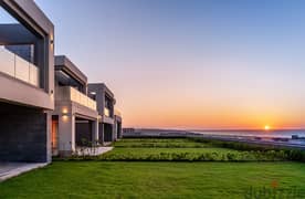 شاليه  3 غرف Full Sea View  متشطب للبيع في لافيستا راس الحكمة الساحل  بمقدم 20% ( وتسهيلات 6 سنين )La Vista North Ras Hikma