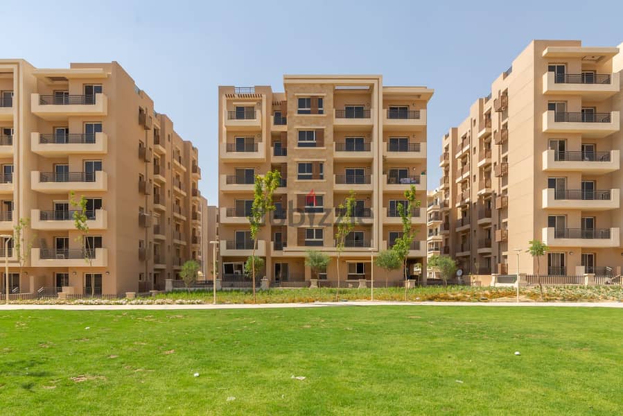 A two-room apartment at a special price in the heart of the First Settlement, direct on Suez Road, in a compound with full services and facilities 15