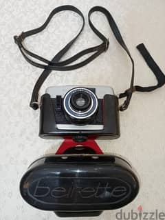 لهواة المقتنيات كاميرا كلاسيك مانيوال beirette بالجراب الأصلي زيرو 0