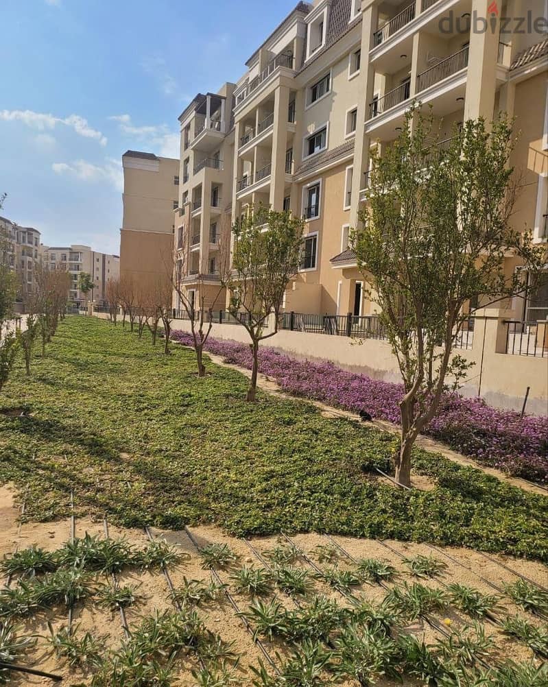 Garden apartment for sale, 3 rooms, in Sarai Al Mostakbal, next to Madinaty and Mountain View, installments with a 120% discount on the down payment 6