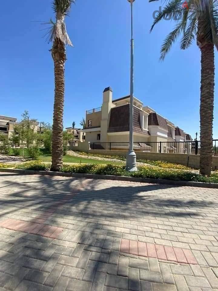 S villa for sale, 4 rooms, with garden, in Sarai Mostaqbal City Compound, next to Madinaty and Mountain View, installments with a 42% discount 15