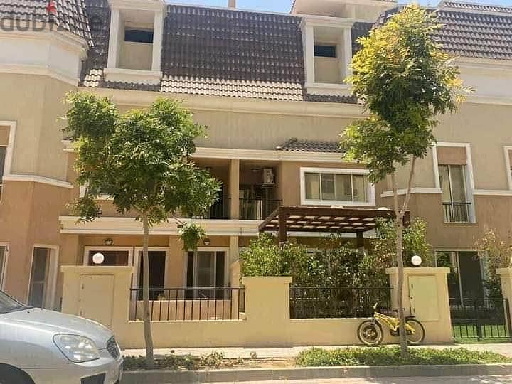 S villa for sale, 4 rooms, with garden, in Sarai Mostaqbal City Compound, next to Madinaty and Mountain View, installments with a 42% discount 19