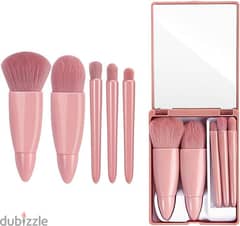 PinkPlush makeup brush set