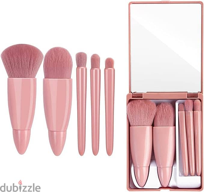 PinkPlush makeup brush set 0