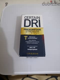 Certain Dri Antiperspirant