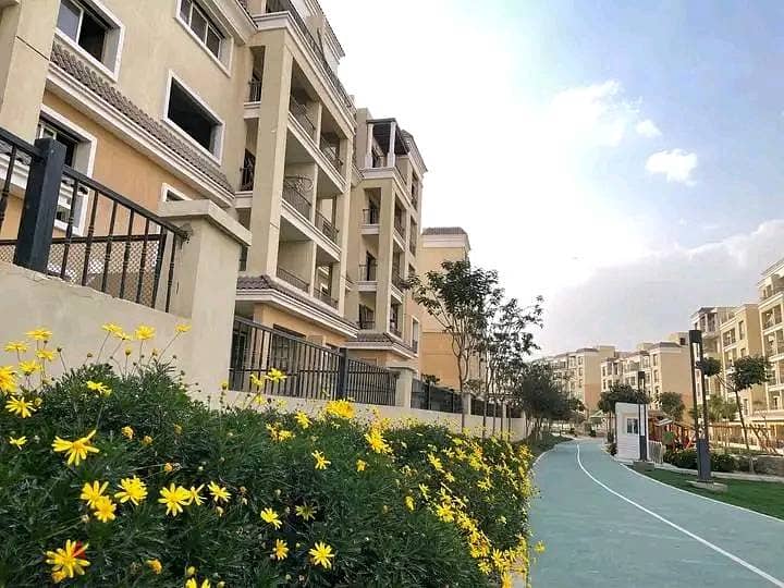 Apartment for sale, 155 square meters, with a 40% discount on cash in Sarai Compound, New Cairo 1