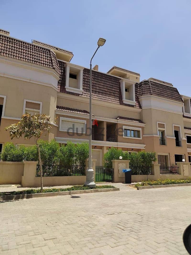 S villa for sale, 239 square meters, with a 42% discount in Sarai Compound, New Cairo 3