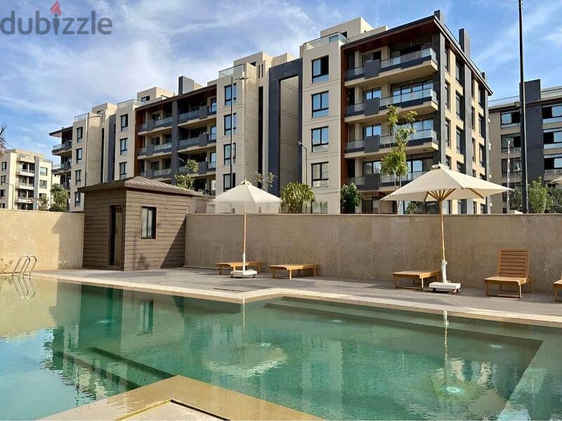 247sqm apartment for sale in Azad Compound, Fifth Settlement, with a 15% down payment, receipt for one year 8