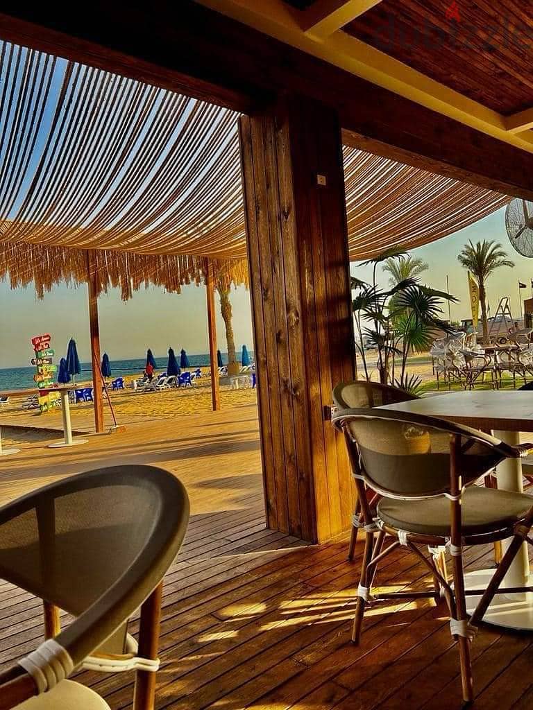 Immediately receive a fully finished chalet with a direct view of the sea in the finest resorts in Ain Sokhna 6