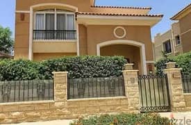An independent villa for sale in a residential, living and full-service compound, Stone Park Compound, Fifth Settlement