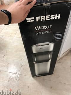 Fresh Water Dispenser 3 Faucets - With Cabin and Cup Holder