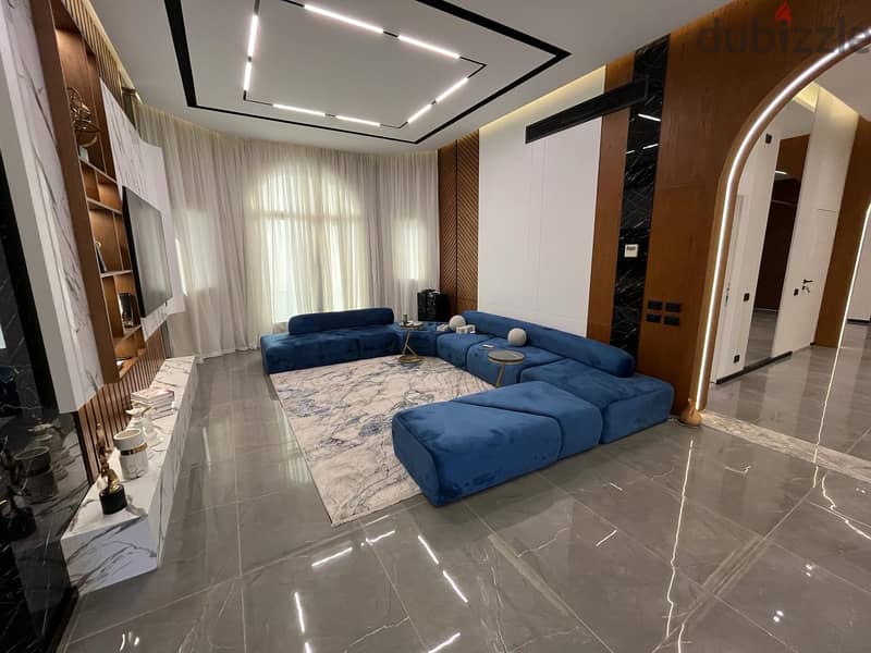 Luxurious villa for rent New Cairo finest compounds in Katameya Dunes فيلا فاخرة للايجار في قطامية ديونز القاهرة الجديدة 8