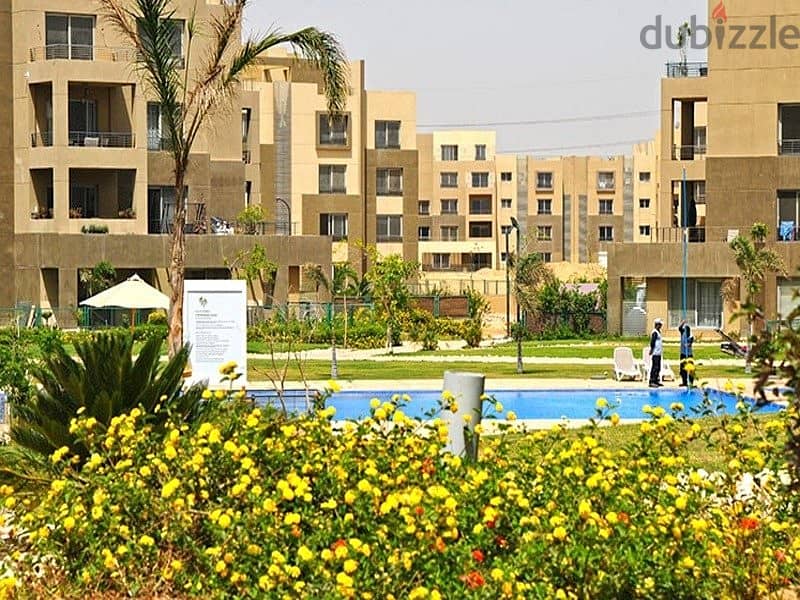 Ground floor apartment with garden, finished, for sale in Badya Palm Hills, in the heart of 6th of October City, installments over 8 yearsشقة متشطبة 5