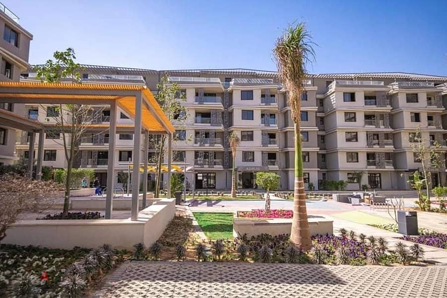 A finished 3-bedroom apartment for sale in Badya Palm Hills in the heart of 6th of October City, installments over 8 years شقة 3 غرف متشطبة للبيع 4