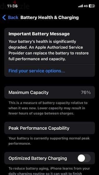 iphone XR - 64 Gb - battery 76% 9