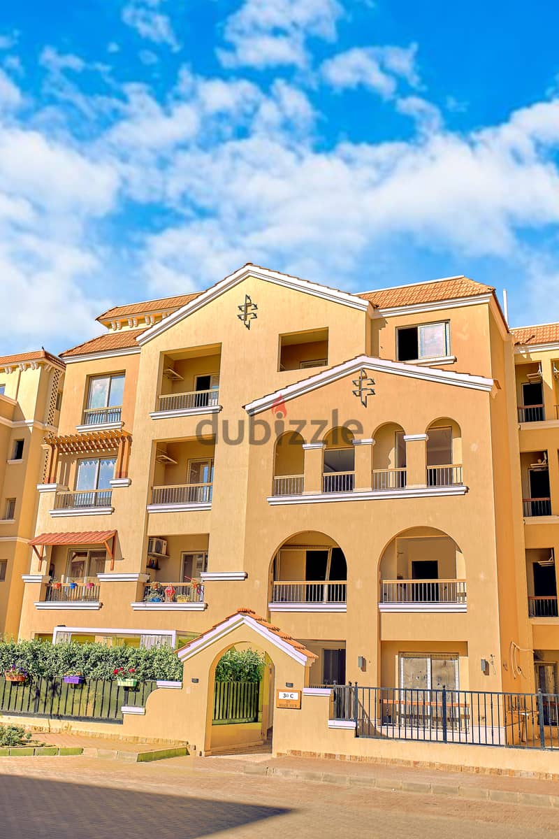 "Own your 3-bedroom apartment in the heart of Maadi View at Parkside, El Shorouk's finest compound. 133 sqm, 7-year installment, interest-free. " 1