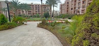 Available ground ownership apartment in Garden Rehab City - New Fifth Phase     Area - 150 m + 60 m garden    It is more than wonderful without being