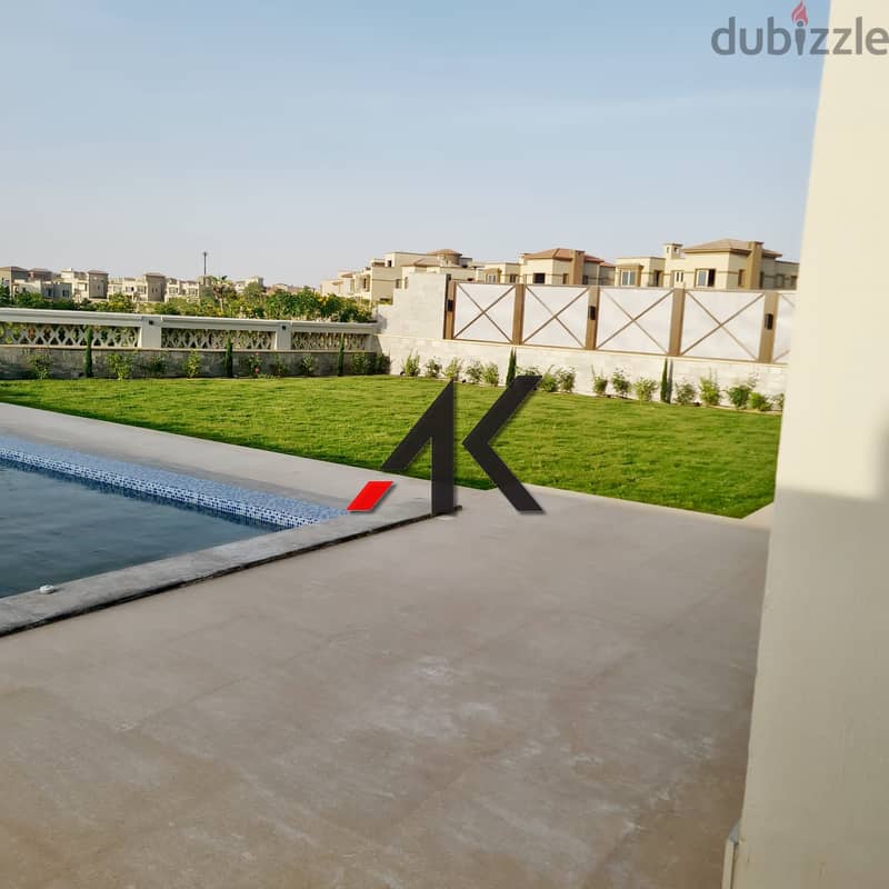 Furnished Stand Alone L900m. with pool For Rent in Palm Hills Kattameya- PK1 7