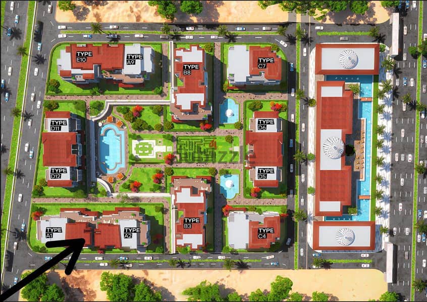 peerage residence new cairo شقة للبيع  127 متر بكمبوند  بمقدم وتسهيلات بالتجمع الخامس 2
