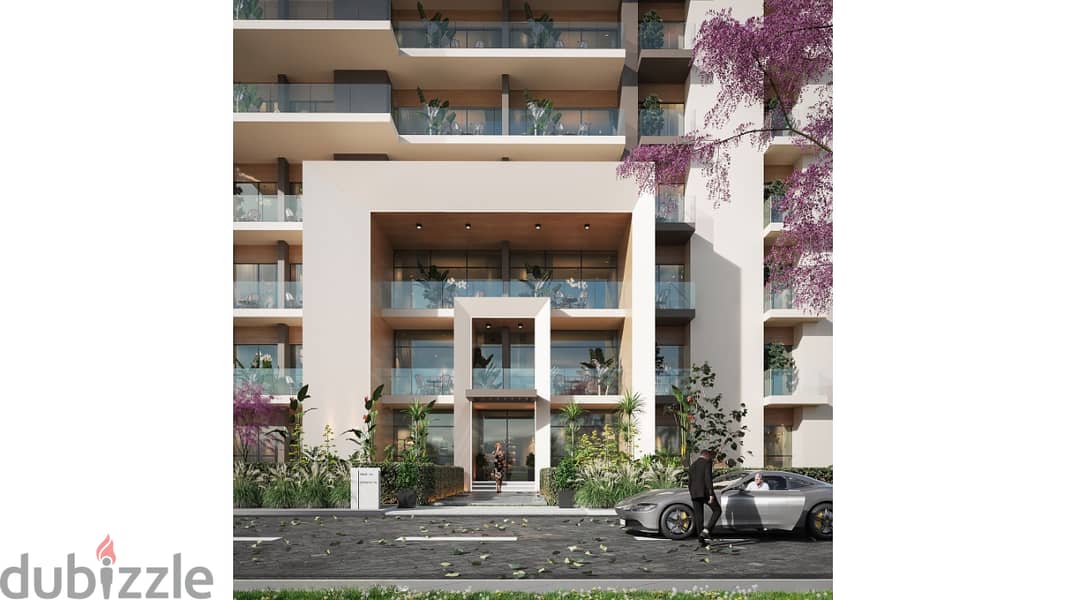With a 10% down payment and 7 years installments, own a 165 sqm apartment with 3 rooms and a garden view in City Oval Compound 3