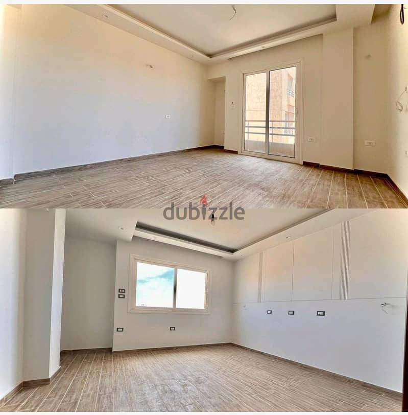 Lowest price || Apartment 185M - 3 bedrooms - First Use - Ultra Super Lux in The Square Sabbour Compound - Fifth Settlement 6