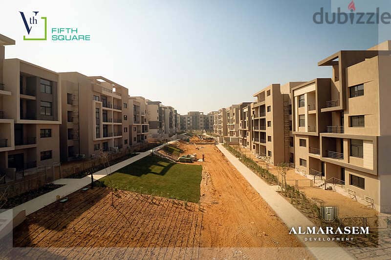 Own your immediate 3-bedrooms apartment in New Cairo in Fifth Square Compound In installments over the longest payment plan View on the landscape 12